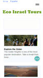 Mobile Screenshot of ecoisraeltours.com